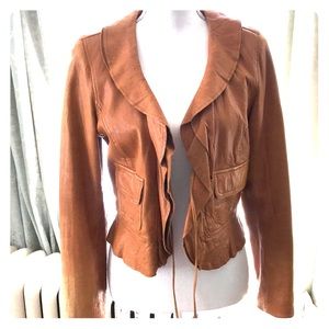 Super cute 100% genuine leather jacket.